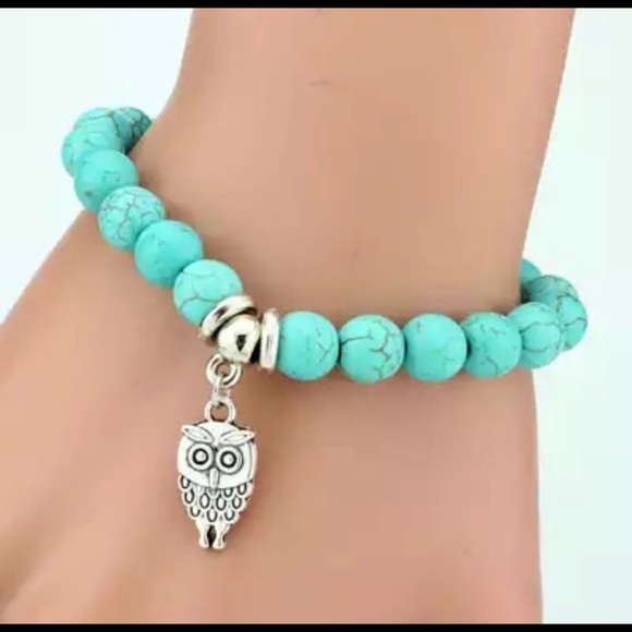 Turquoise Charm Bracelet - Picture 2 of 2